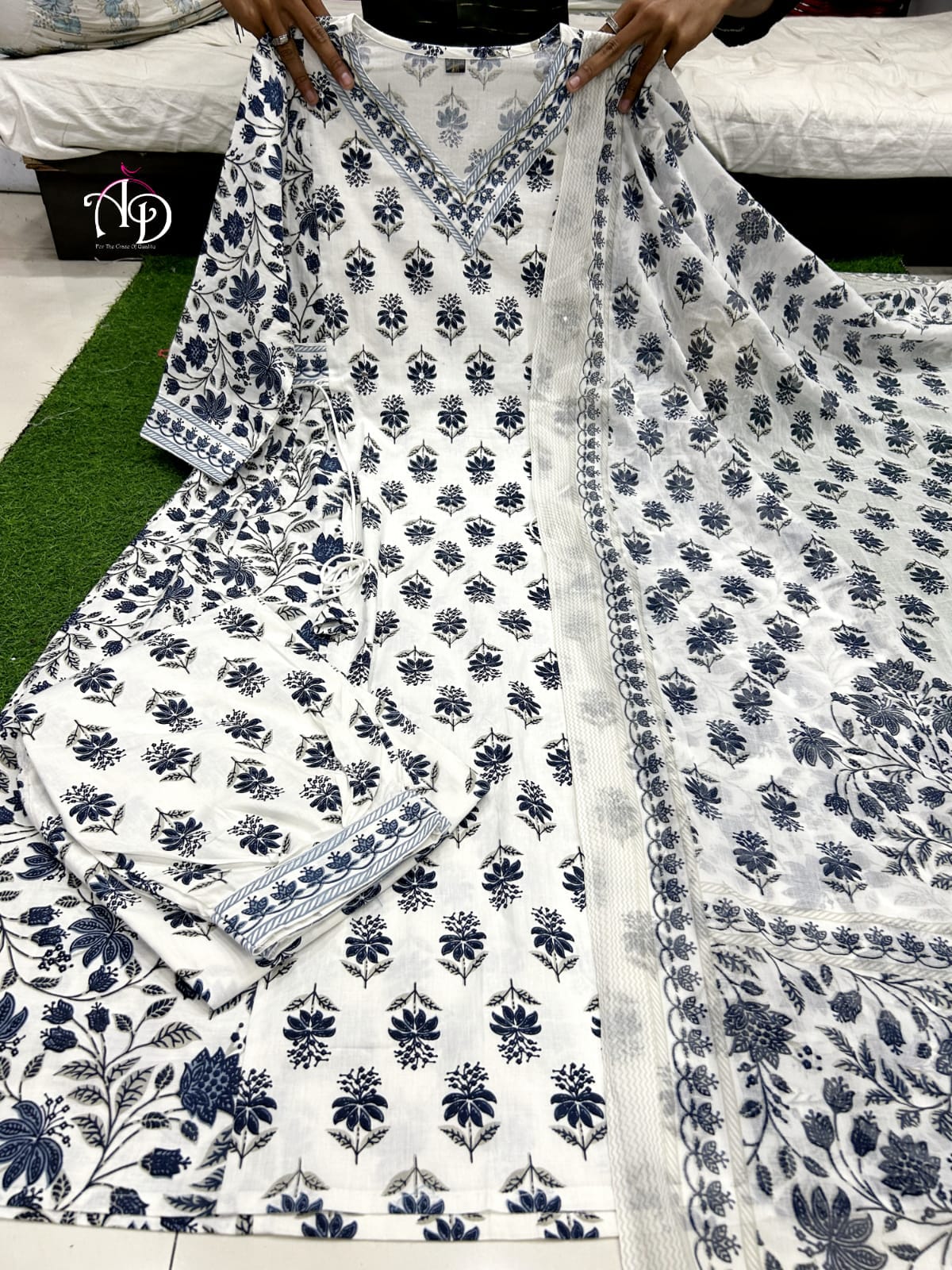 Afghani Suit which is decorated with finest embroidery and motifs